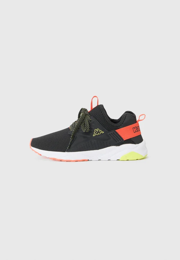 SAN PUERTO UNISEX - Sneaker low - black/orange/green lime