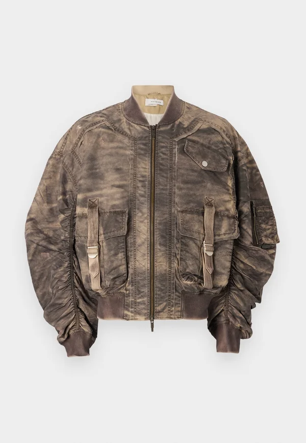 SANDWASHED UNISEX - Bomberjacke - potting soil