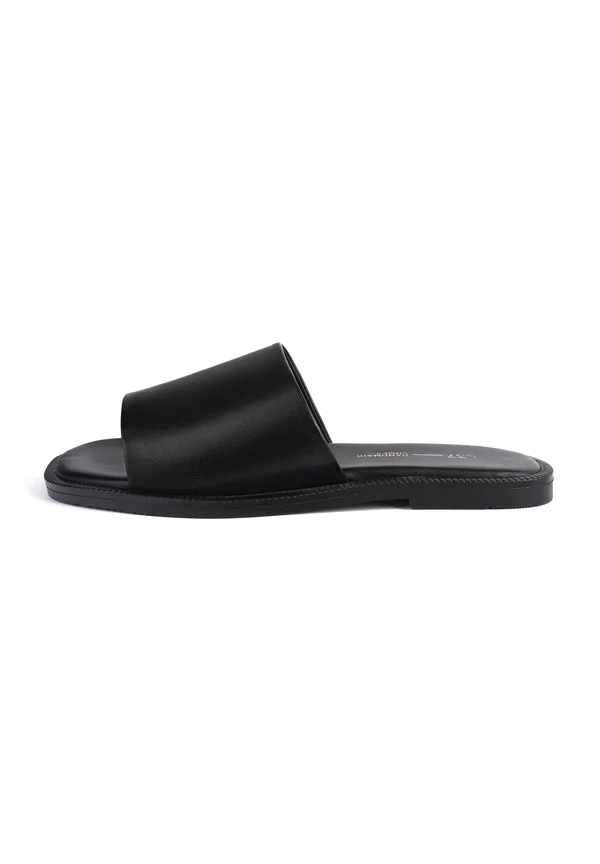 SANDY SUNSET - Pantolette flach - black