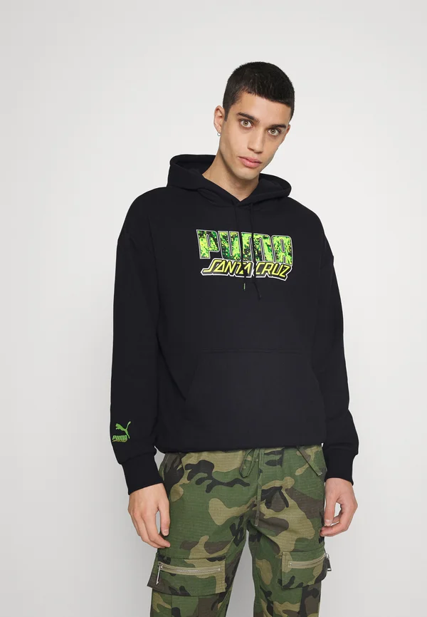 SANTA CRUZ HOODIE - Kapuzenpullover - black