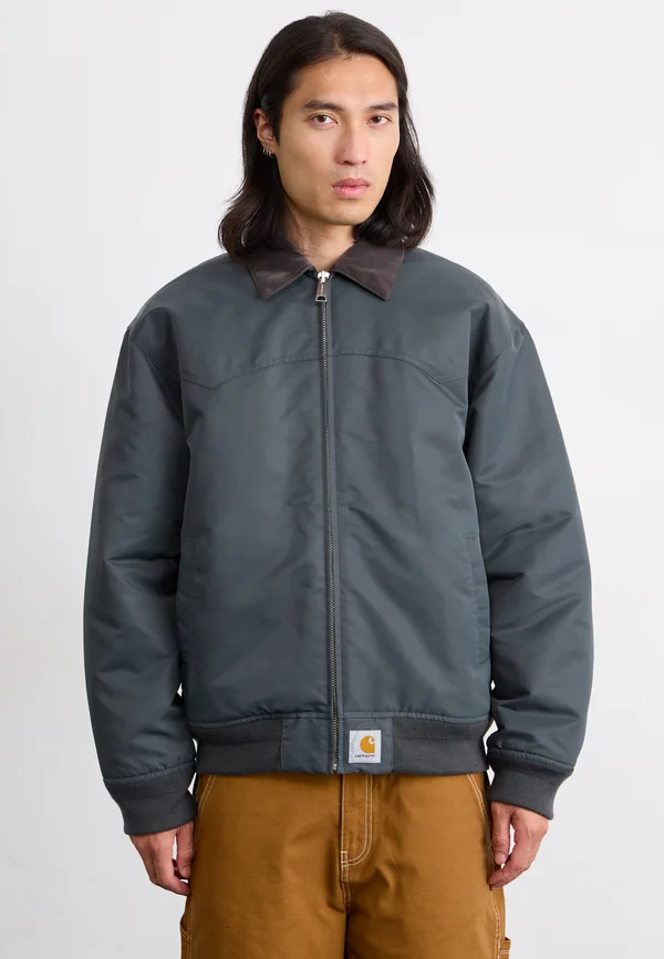 SANTA FE ALUMNI JACKET - Bomberjacke - graphite/dark fir