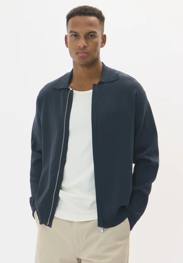 SANTIAGO - Strickjacke - dark navy