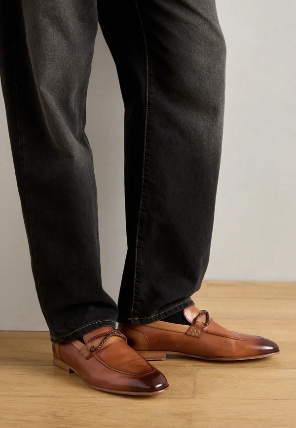 SANTO 1 - Business-Slipper - tan/sand/orange/rich tan/natural