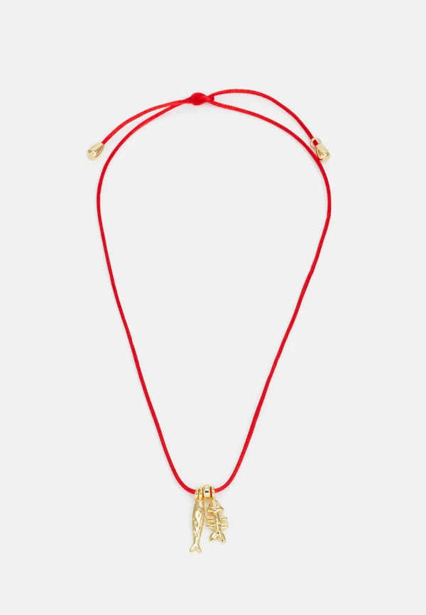 SARDINE AND FISHBONE NECKLACE UNISEX - Halskette - gold-coloured