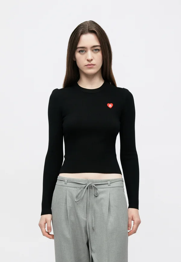 SARPHA - Strickpullover - black