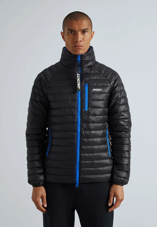SATEL1TE FUNNEL - Daunenjacke - black blue