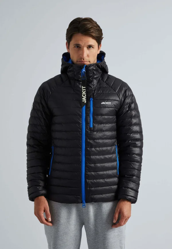 SATEL1TE HOOD - Daunenjacke - black