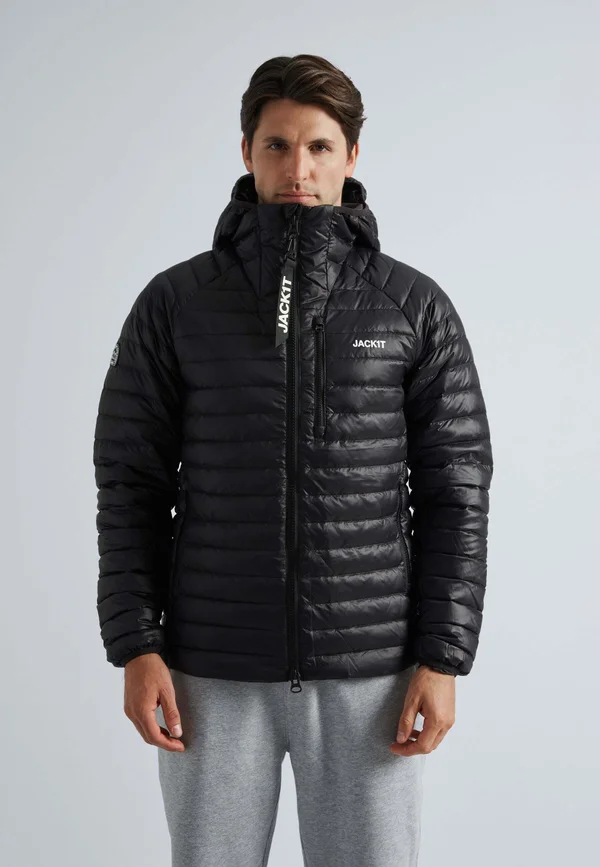 SATEL1TE HOOD - Daunenjacke - black