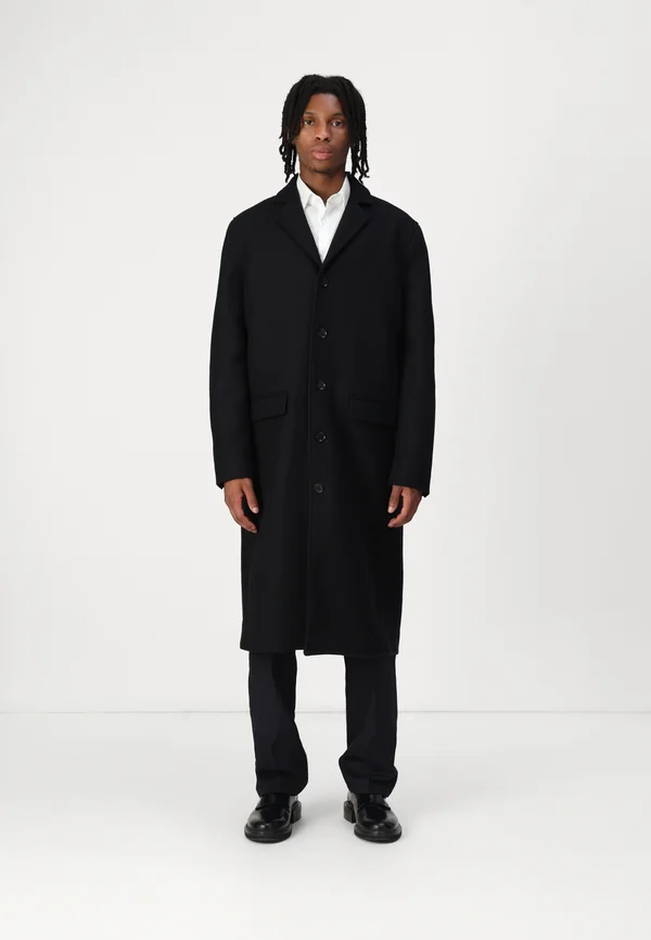 SATESFA COAT - Klassischer Mantel - black