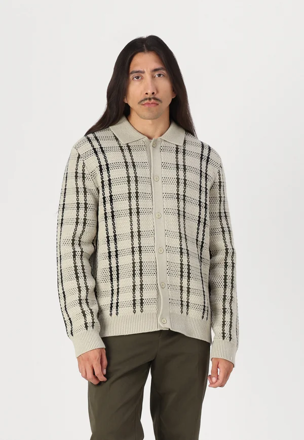 SATIMON - Strickjacke - abbey stone