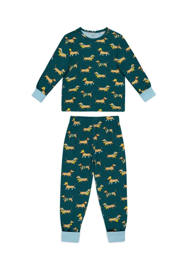 SAUSAGE DOG STROLL SET - Nachtwäsche Set - teal