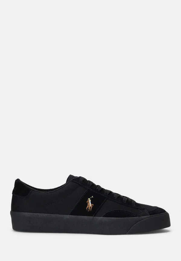 SAYER CANVAS & SUEDE SNEAKER - Sneaker low - black