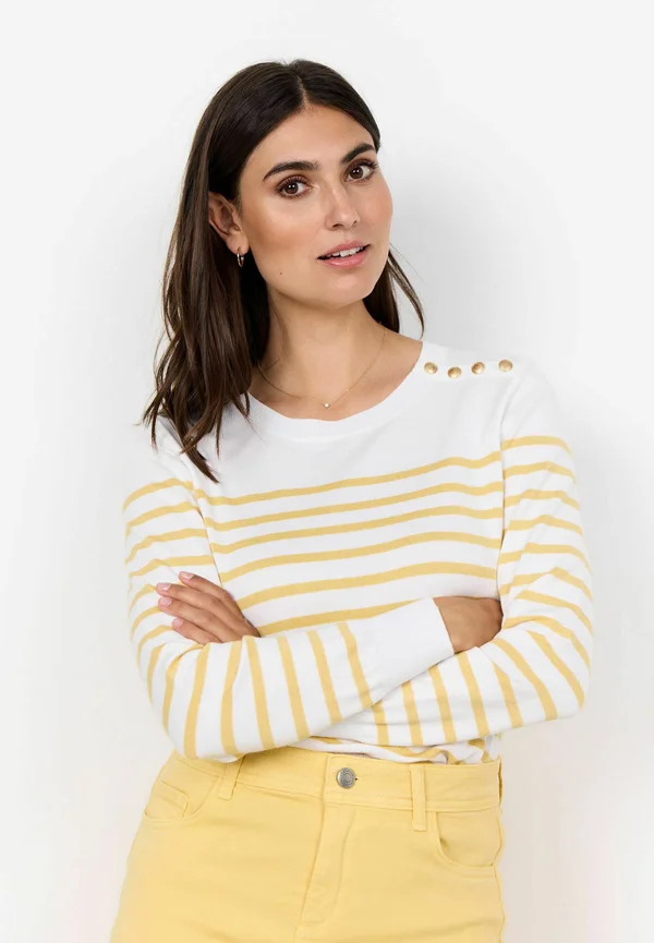 SC-DOLLIE STRIPE 783 - Strickpullover - sunkissed combi