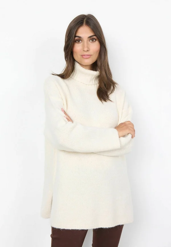 SC-GUNNA 6 - Strickpullover - cream melange