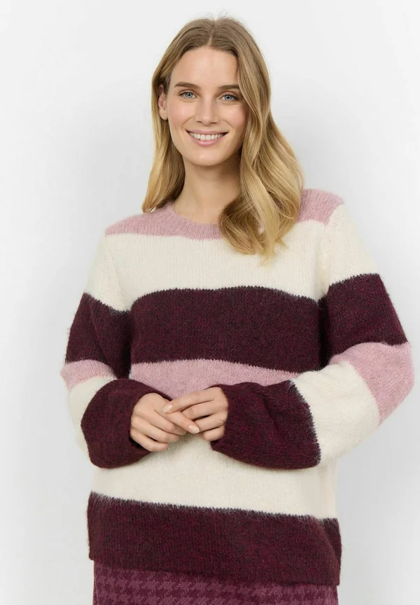 SC-ILENE 1 - Strickpullover - woodrose  melange combi