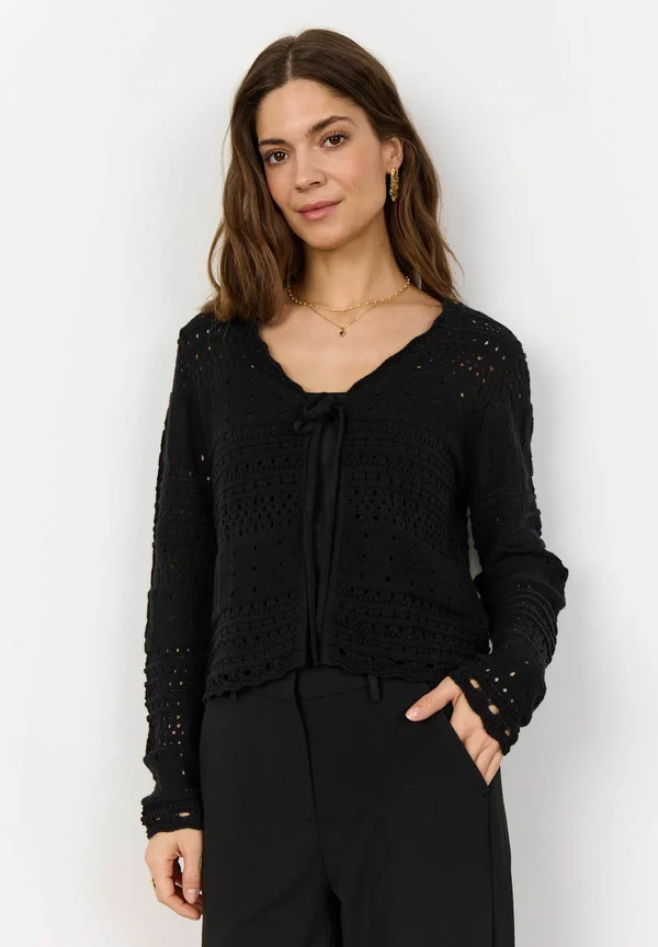 SC-PERRY 6 - Strickjacke - black