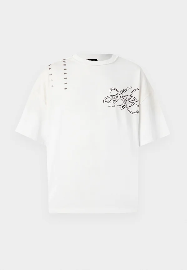SCARLINE - T-Shirt print - white