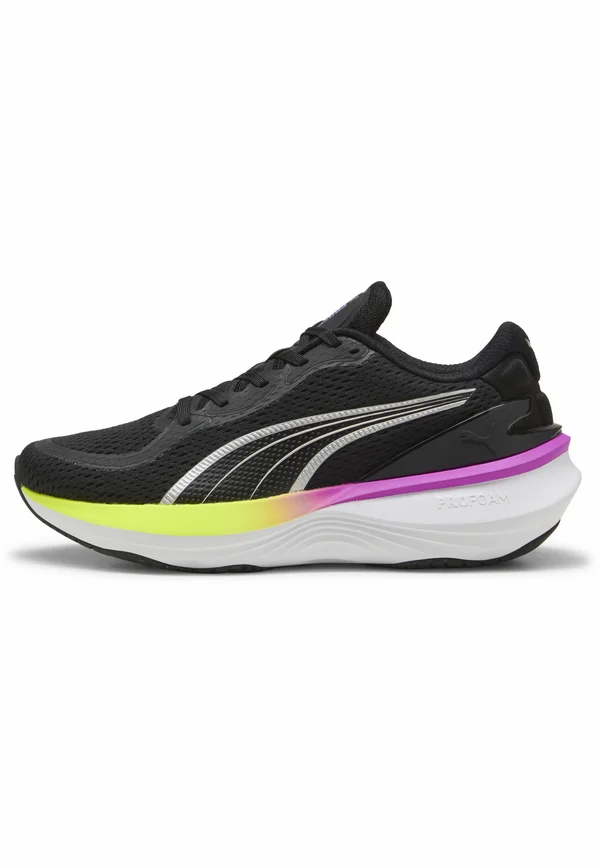 SCEND PRO 2 - Laufschuh Straße - black-yellow alert-pure magenta