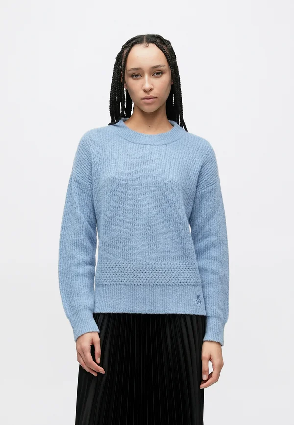 SCEVANY - Strickpullover - open blue
