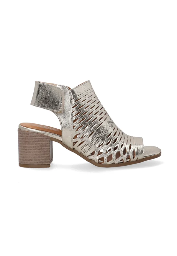 Schaftsandale - gold