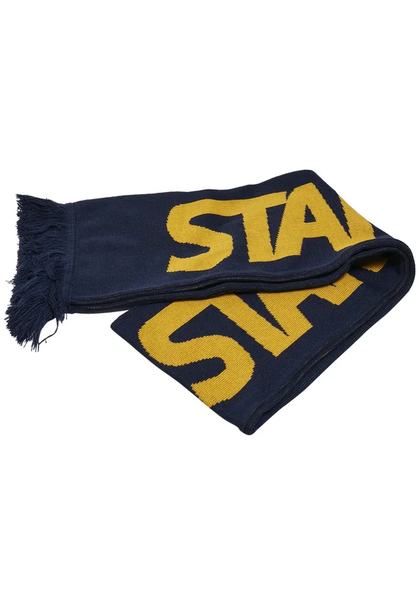 Schal - navy/port/californiayellow