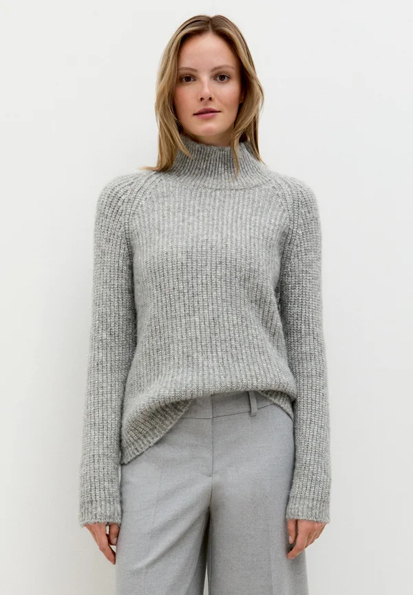 SCHIMMERNDER - Strickpullover - silvergrey melange