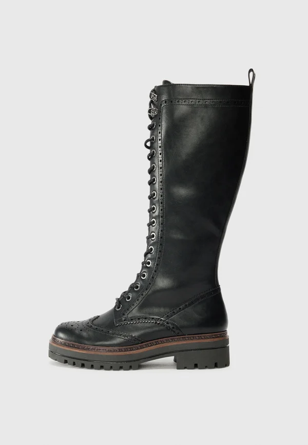 Schnürstiefel - black