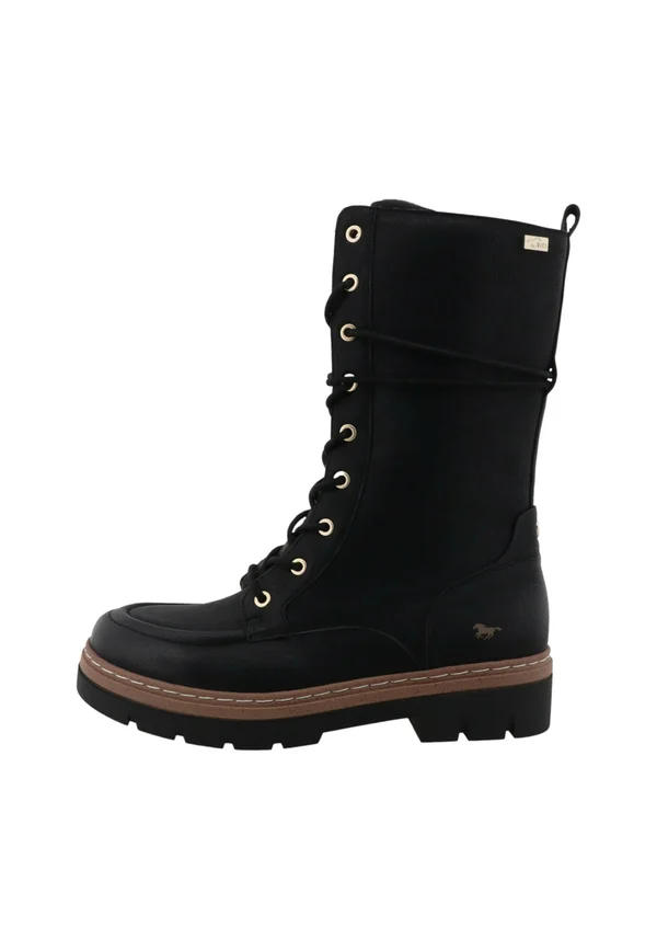 Schnürstiefel - black