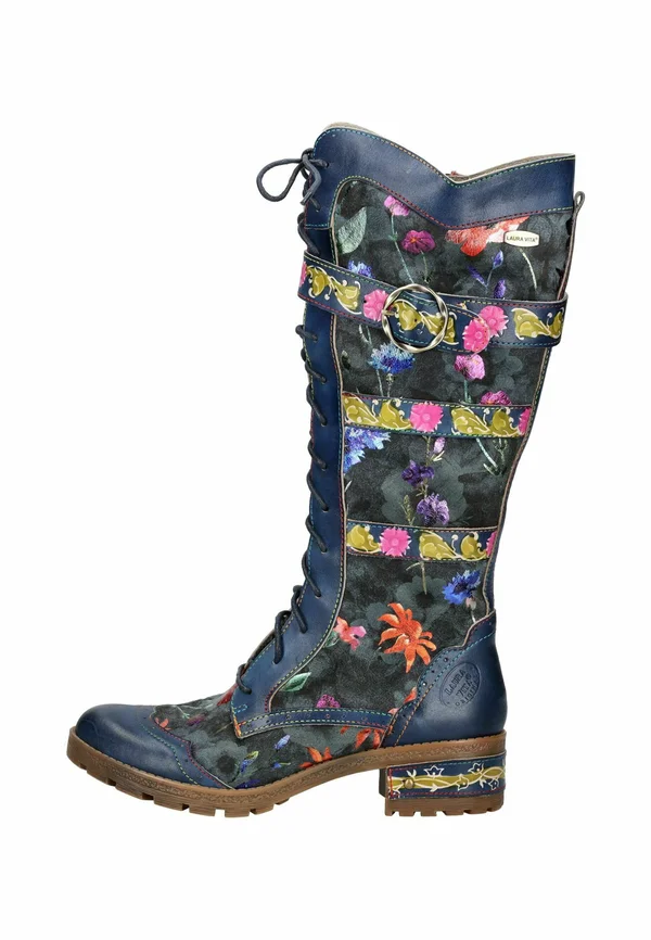 Schnürstiefel - bleu