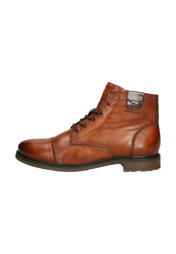 Schnürstiefel - cognac
