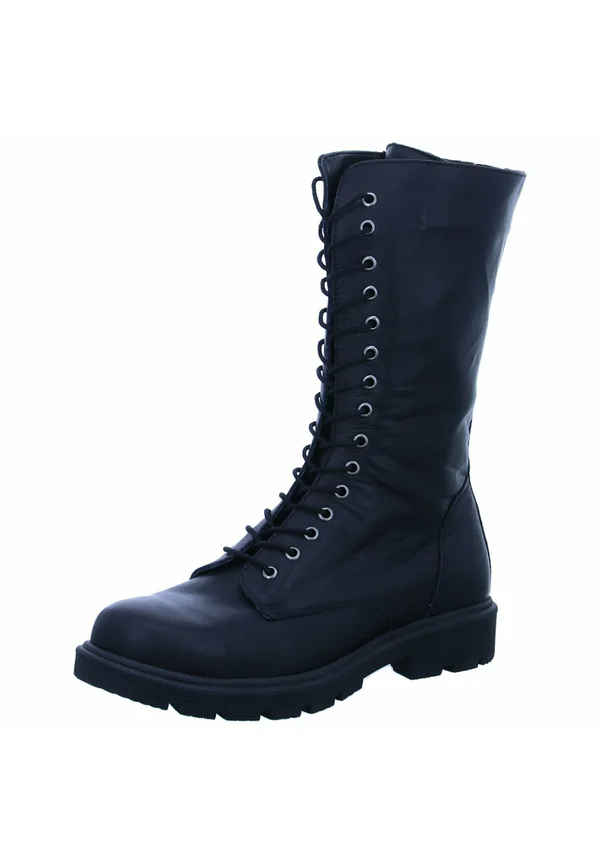 Schnürstiefel - schwarz
