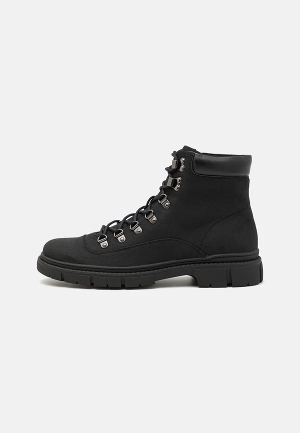 Schnürstiefelette - 802 - black