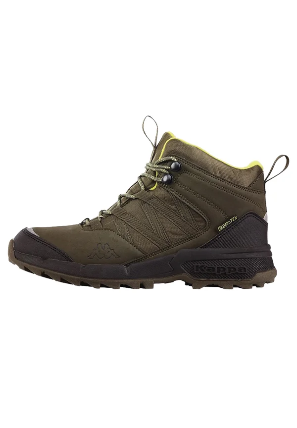 Schnürstiefelette - army lime