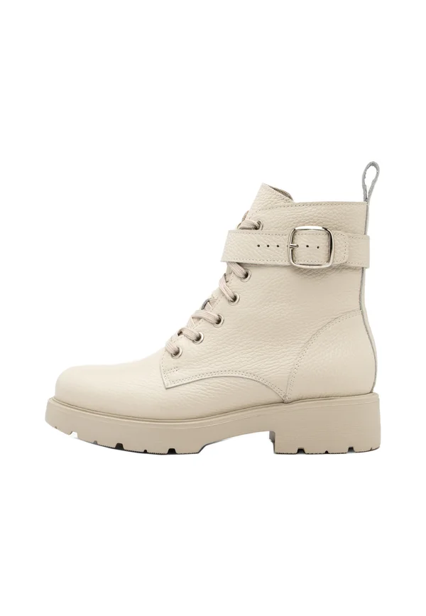 Schnürstiefelette - beige