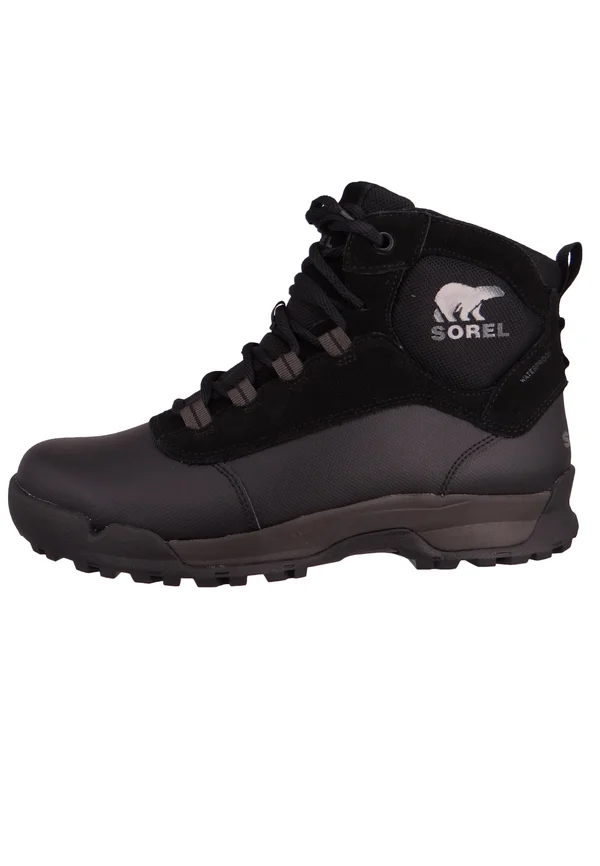 Schnürstiefelette - black black