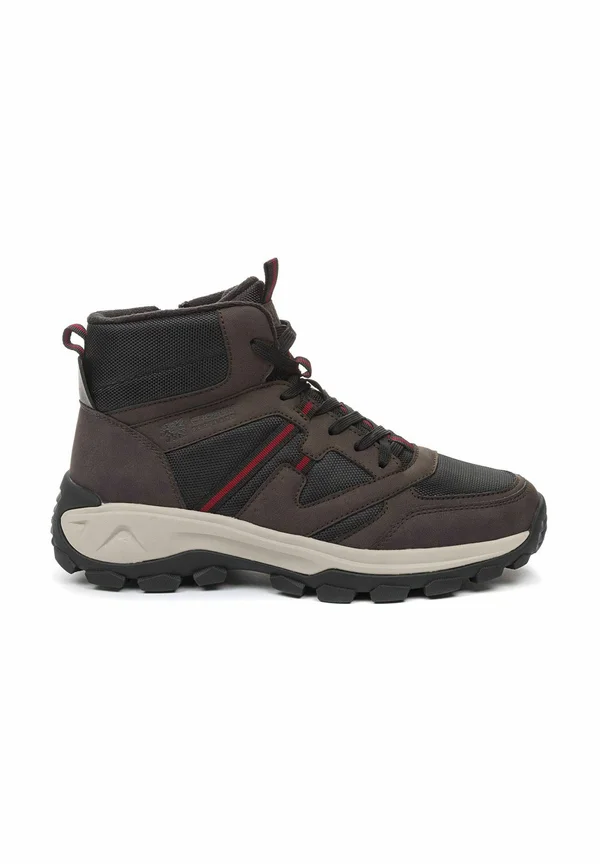 Schnürstiefelette - black brown