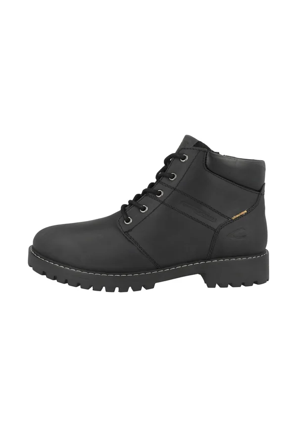Schnürstiefelette - black buf
