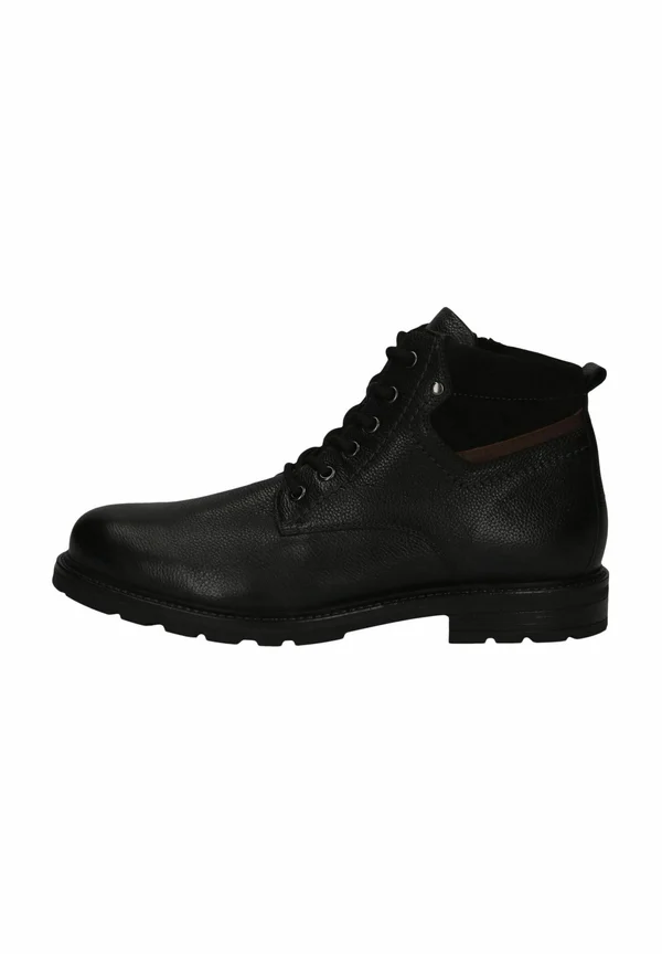 Schnürstiefelette - black comb