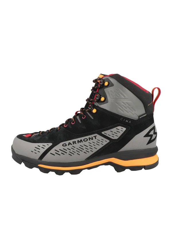Schnürstiefelette - black garmont orange