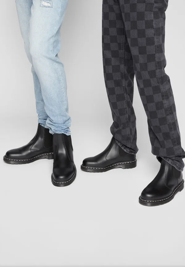 Schnürstiefelette - black smooth