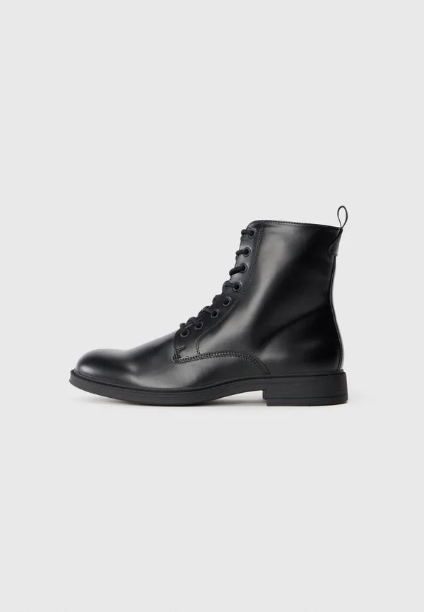 Schnürstiefelette - black