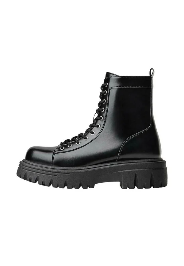 Schnürstiefelette - black