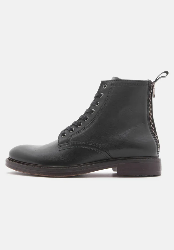 Schnürstiefelette - black