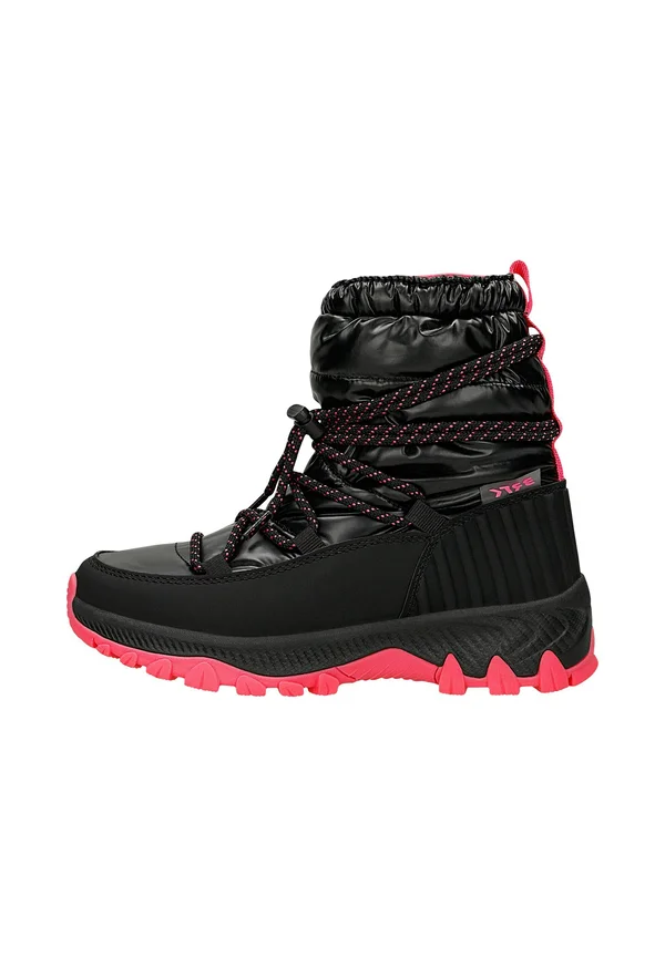 Schnürstiefelette - black