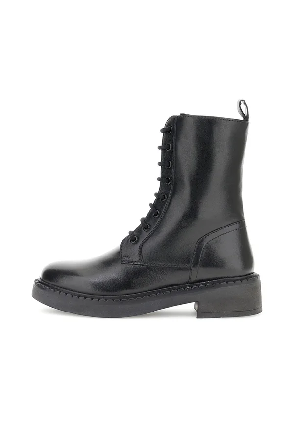 Schnürstiefelette - black