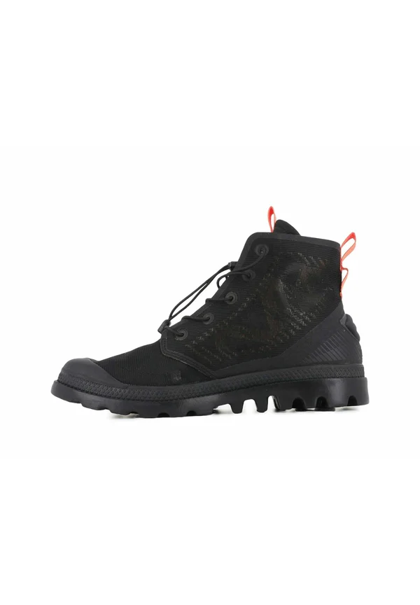 Schnürstiefelette - black