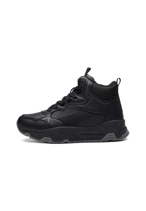 Schnürstiefelette - black