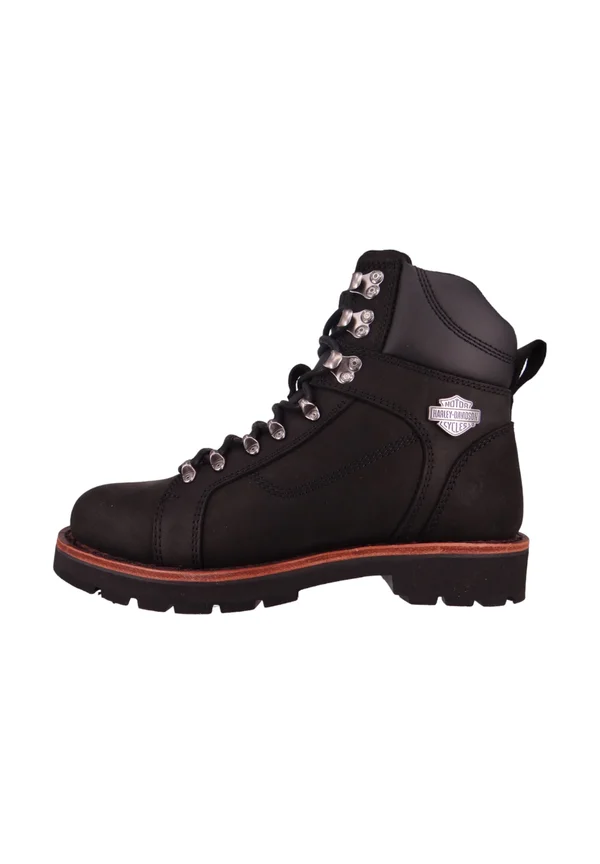 Schnürstiefelette - black