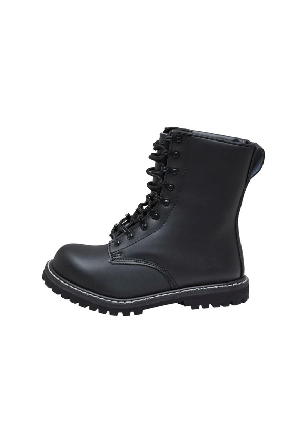 Schnürstiefelette - black
