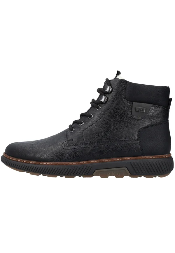 Schnürstiefelette - black